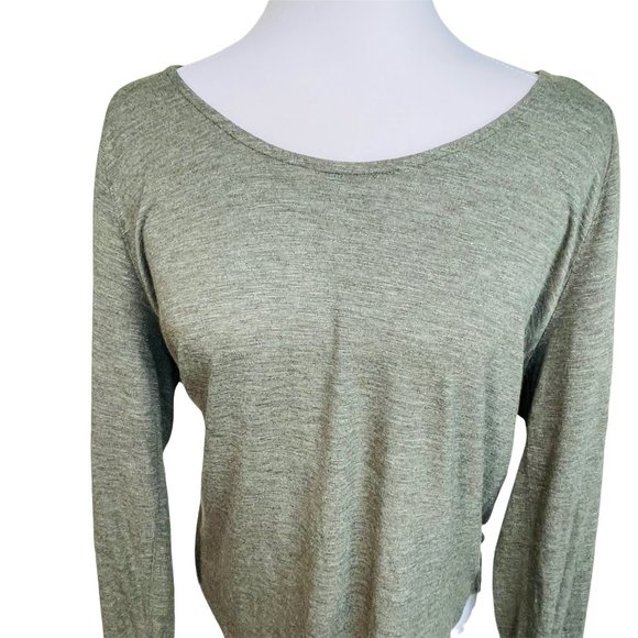 Madewell Green Long Sleeve Casual Shirt Size Large - Picture 4 of 8